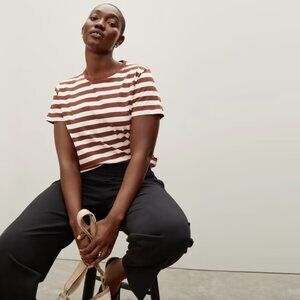 The Organic Cotton Box-Cut Tee | Everlane | XS